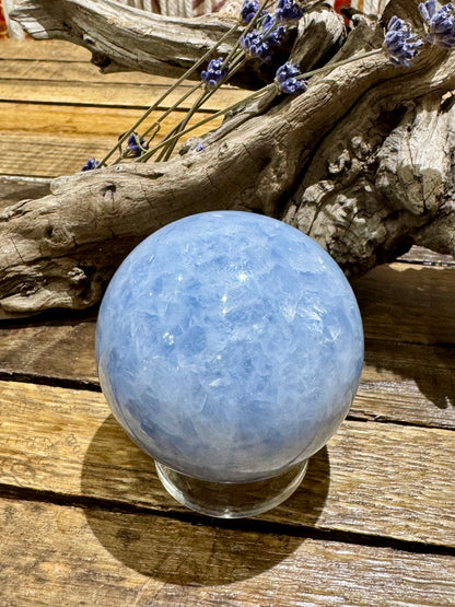 Calcite // Blue // Sphere