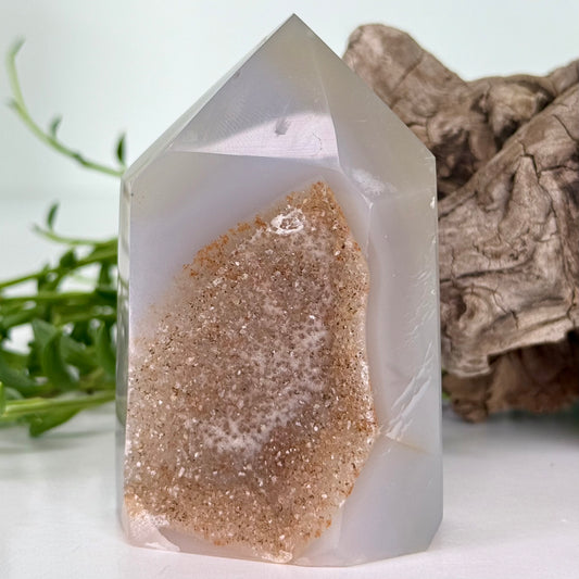 Agate // Tower w/ Druzy