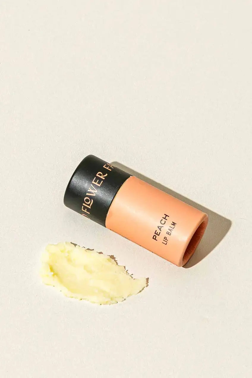 Peach Organic Lip Balm - SolRising The Rock Shop