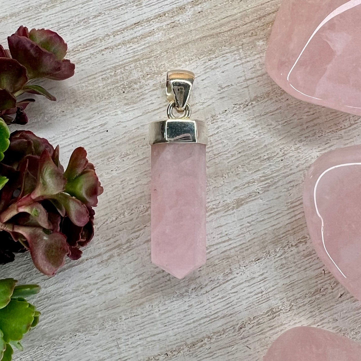 Rose Quartz // Point // Pendant