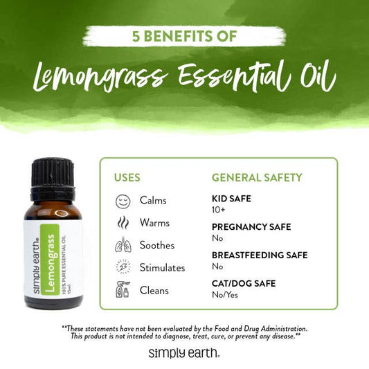 Lemongrass Essential Oil 15mL