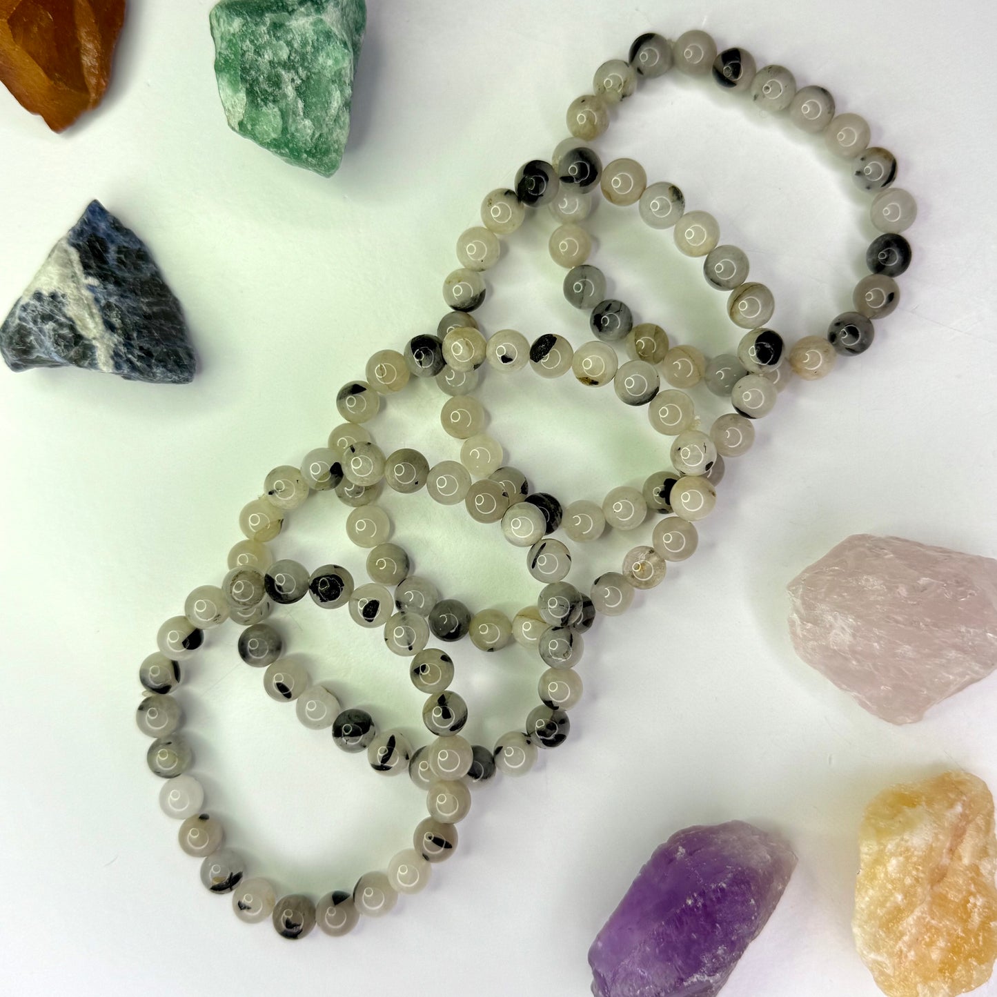 Tourmaline // Quartz // 8mm // Bracelet