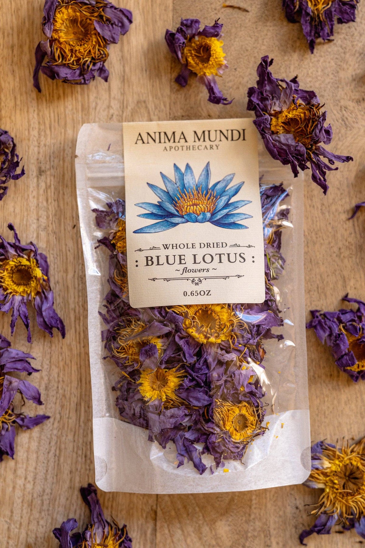 WHOLE BLUE FLOWERS | Blossoms of Intuition* - SolRising The Rock Shop