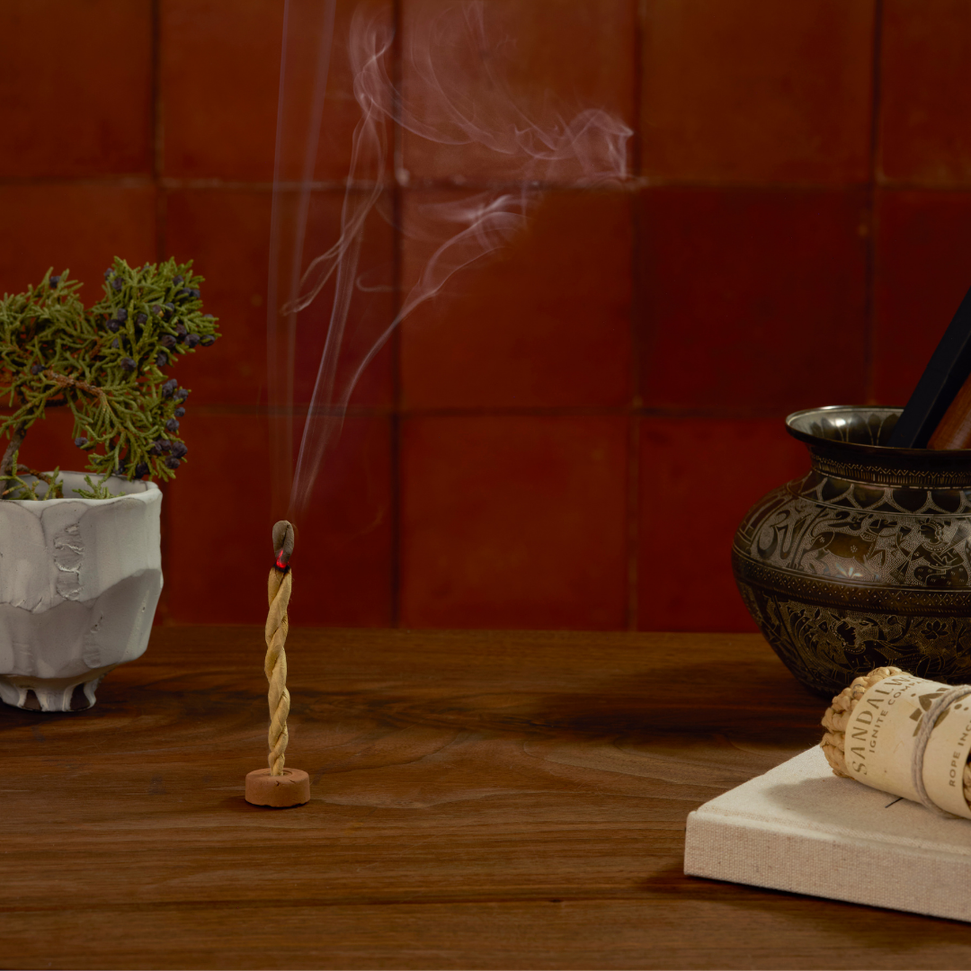 Sandalwood Rope Incense Bundle