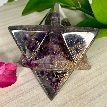 Amethyst // Merkaba // Star // Orgonite // Shape