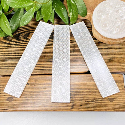 Selenite Incense Burner // Flower of Life