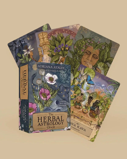 Herbal Astrology Oracle // 55-Card Deck + Guidebook