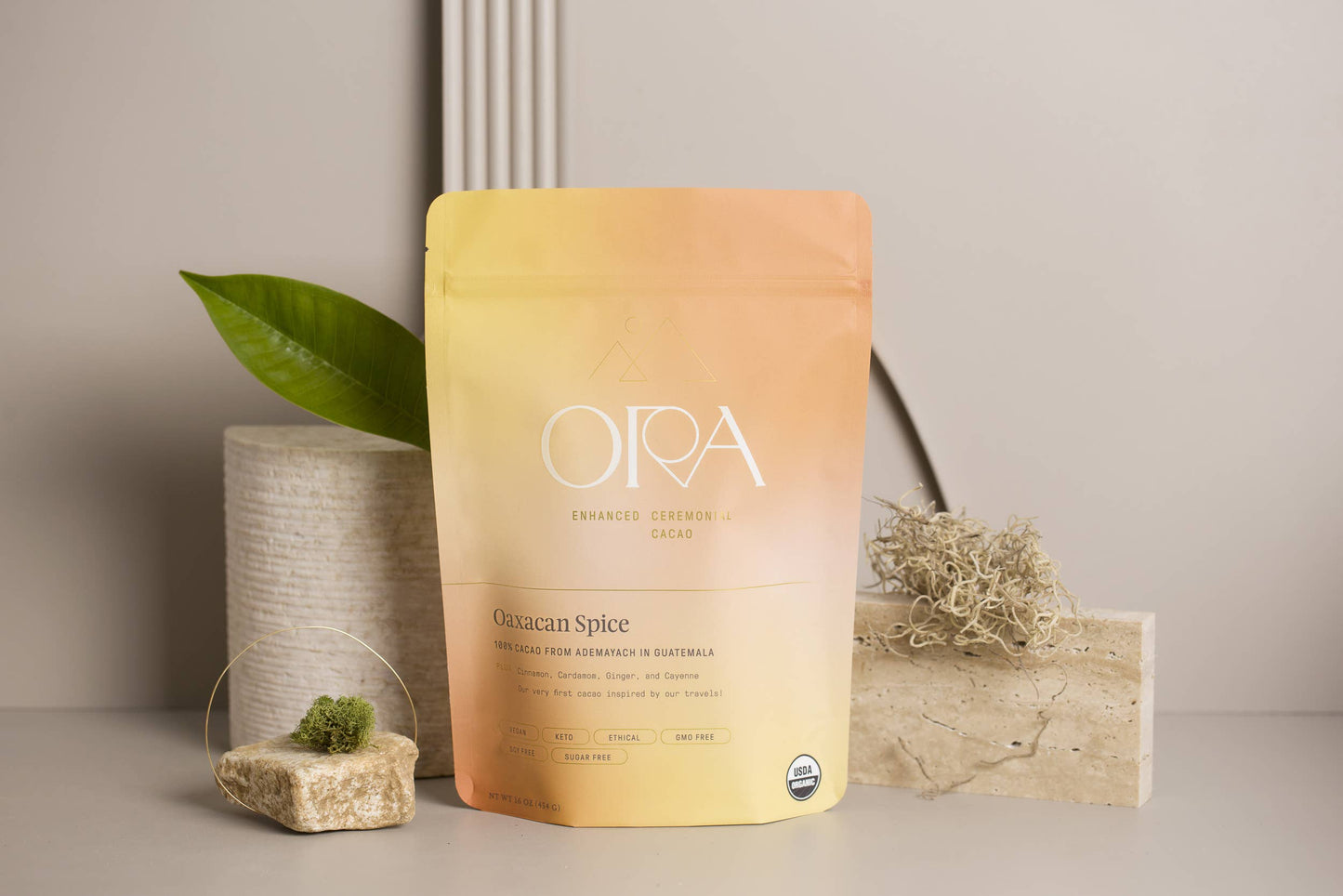 Ceremonial Cacao – Oaxacan Spice, 100% Organic Cacao: 1/2 lb
