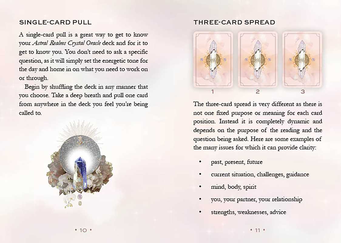 Astral Realms Crystal Oracle by Leah Shoman: Flashcards; 128 pages / English - SolRising The Rock Shop