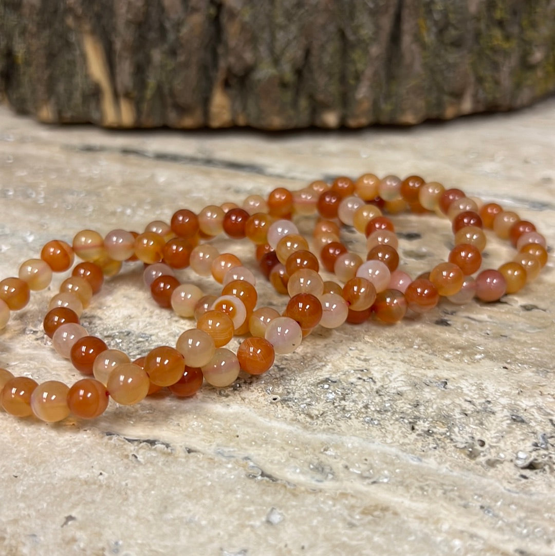 Carnelian // 8mm // Bracelet