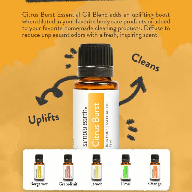 Citrus Burst Essential Oil Blend 15ml