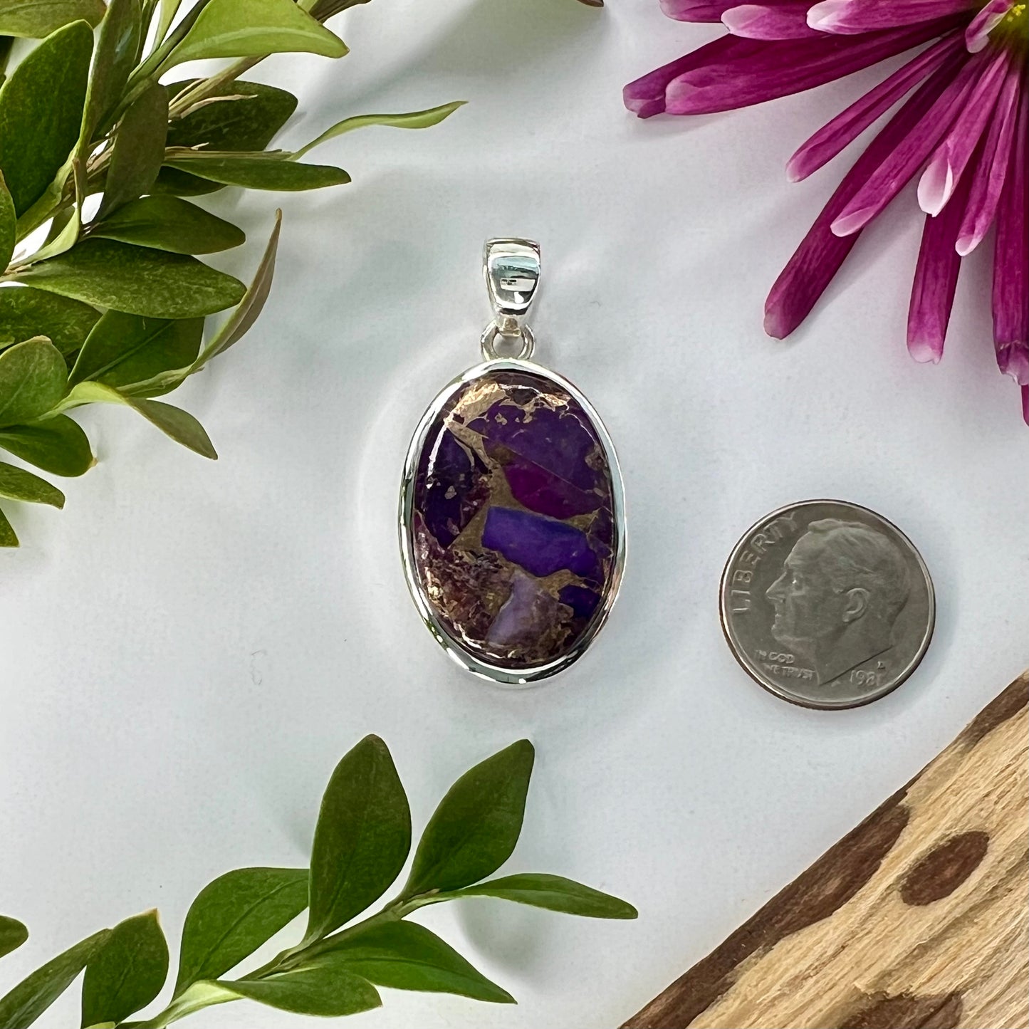 Mojave // Turquoise	 // Purple // Pendant