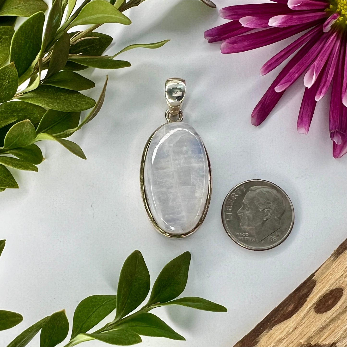 Moonstone // Rainbow // Pendant