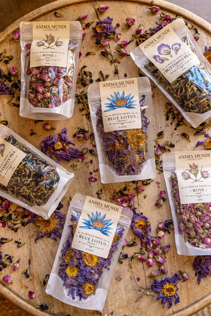 WHOLE BLUE FLOWERS | Blossoms of Intuition* - SolRising The Rock Shop