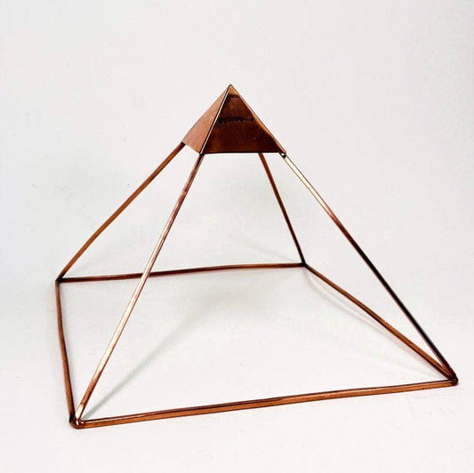 Crystal Copper Charging Pyramid - SolRising The Rock Shop