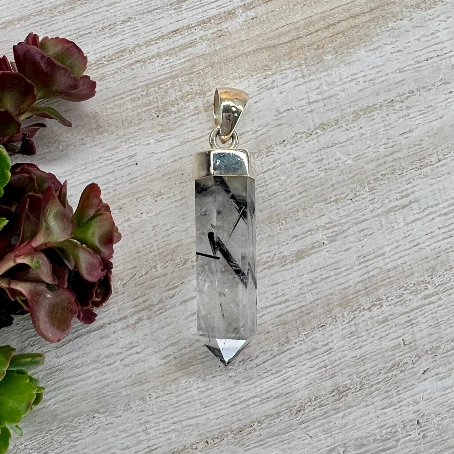 Tourmaline // Quartz // Point // Pendant