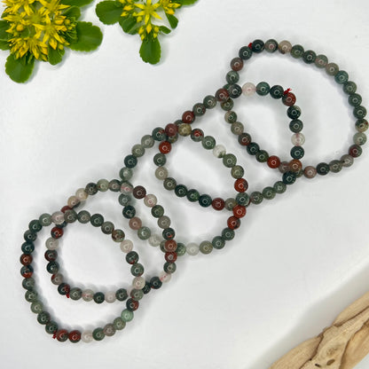 Bloodstone // 6mm // Bracelet