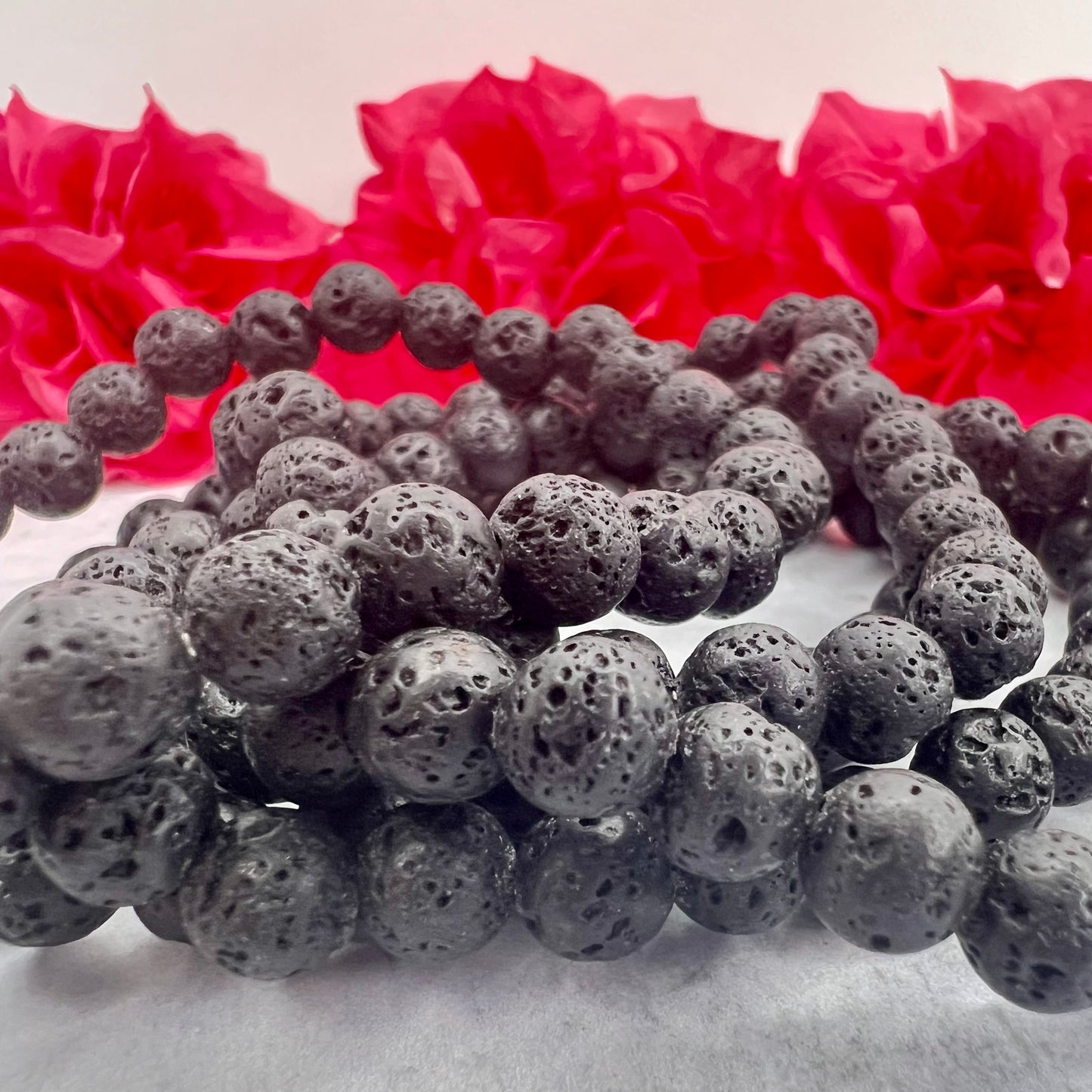 Lava Rock // 6mm // Bracelets