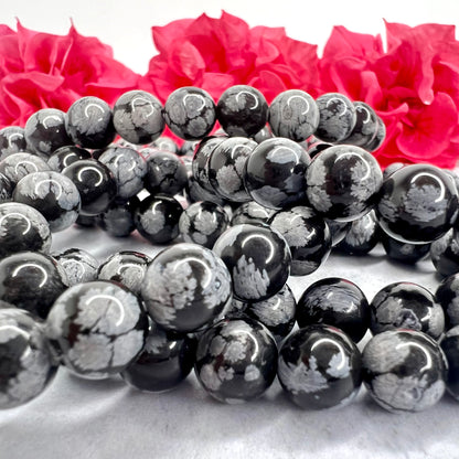 Snowflake Obsidian // 8mm // Bracelet