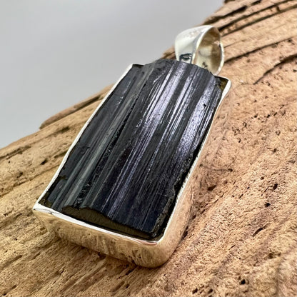 Tourmaline // Black // Rough // Pendant