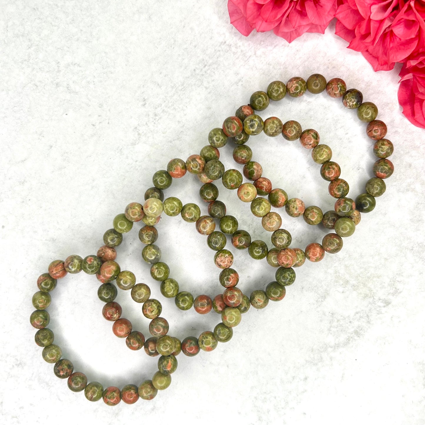 Jasper // Unakite // 8mm // Bracelet