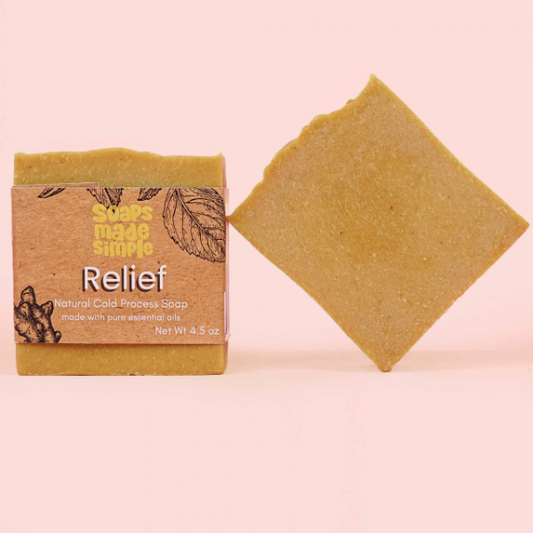 Relief // Natural Cold Process Soap Bar