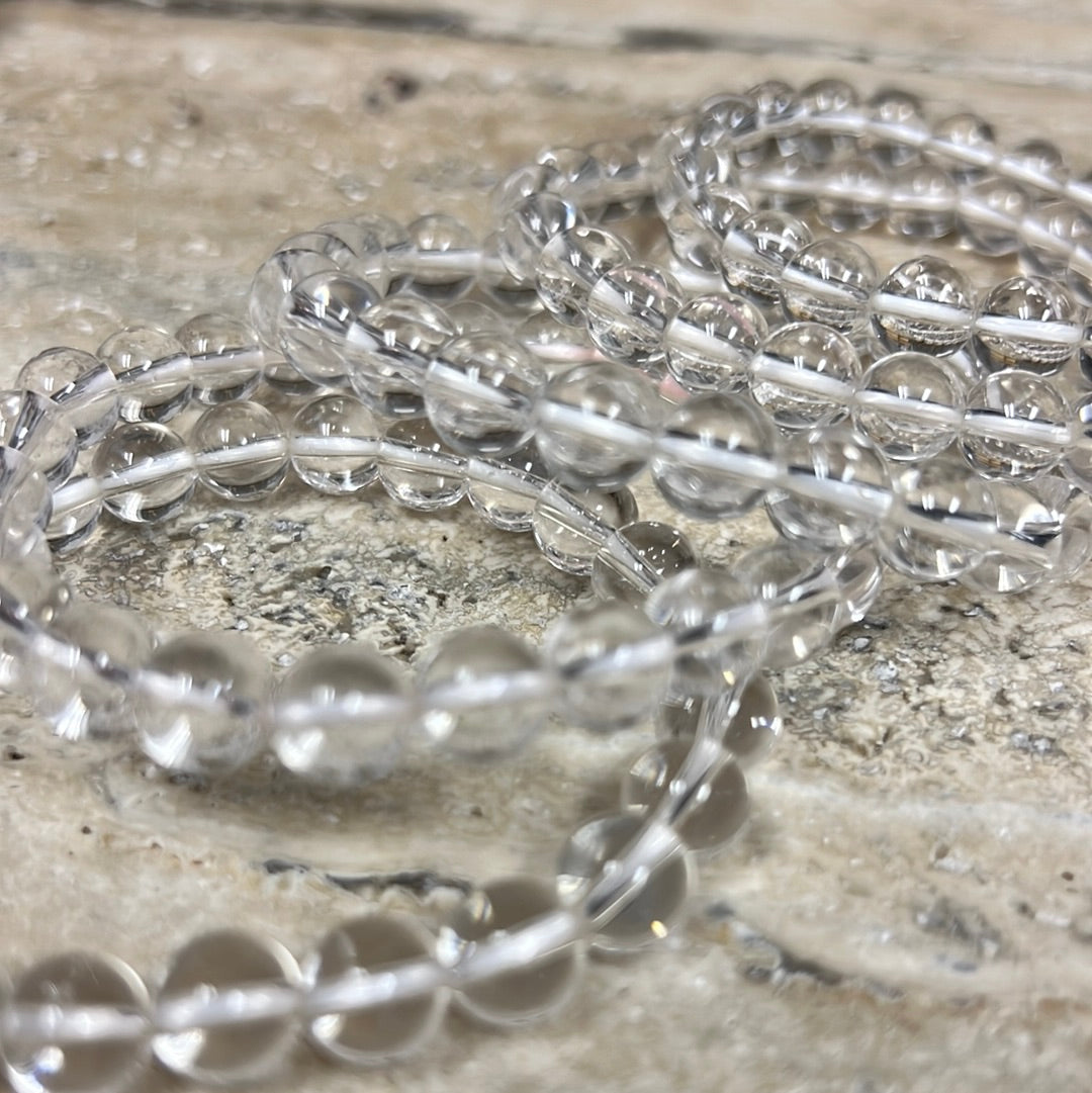 Quartz // Clear // 8mm // Bracelet