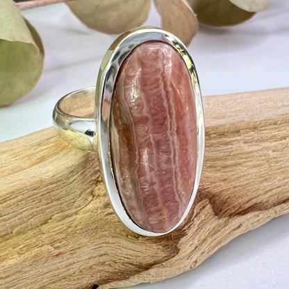 Rhodocrosite // Size 8 // Ring