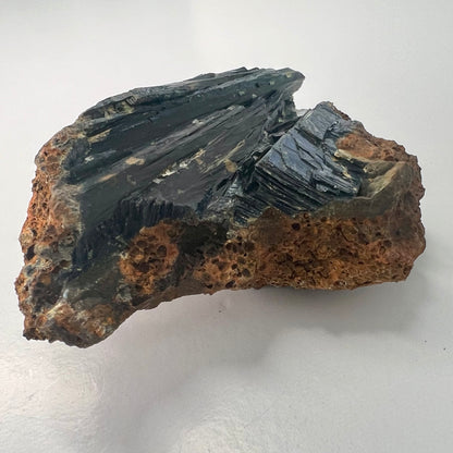 Vivianite // Natural Mineral // In Matrix