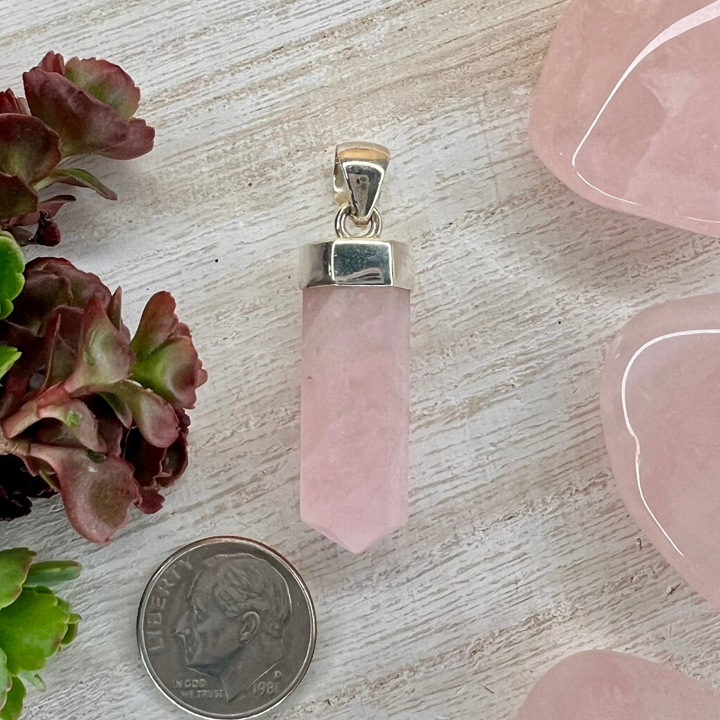 Rose Quartz // Point // Pendant