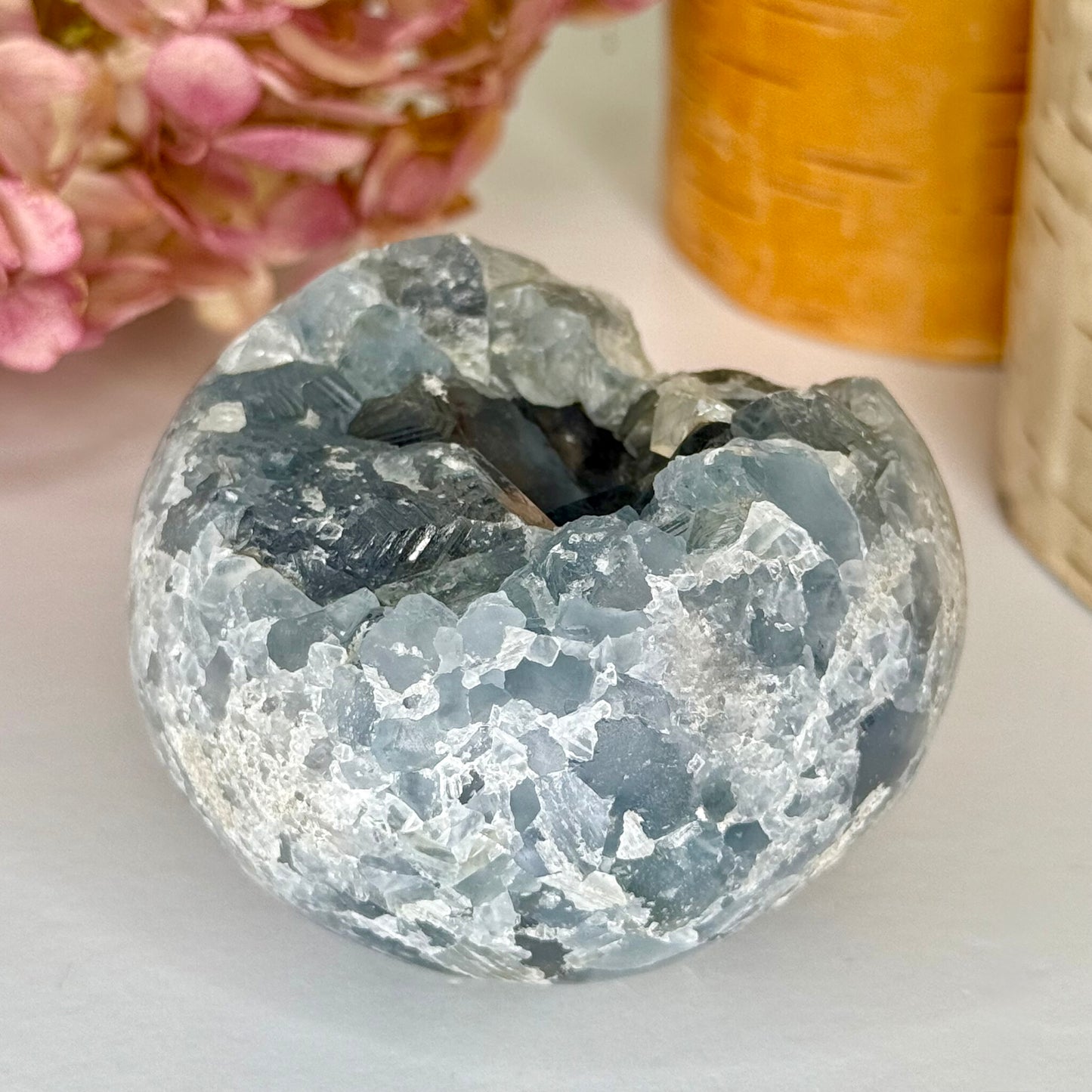 Celestite // Cluster // Sphere