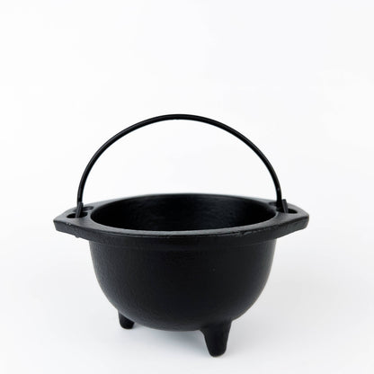 Cast Iron Cauldron 6"D - SolRising The Rock Shop