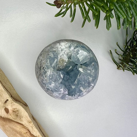 Celestite // Cluster // Sphere