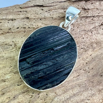 Tourmaline // Black // Rough // Pendant