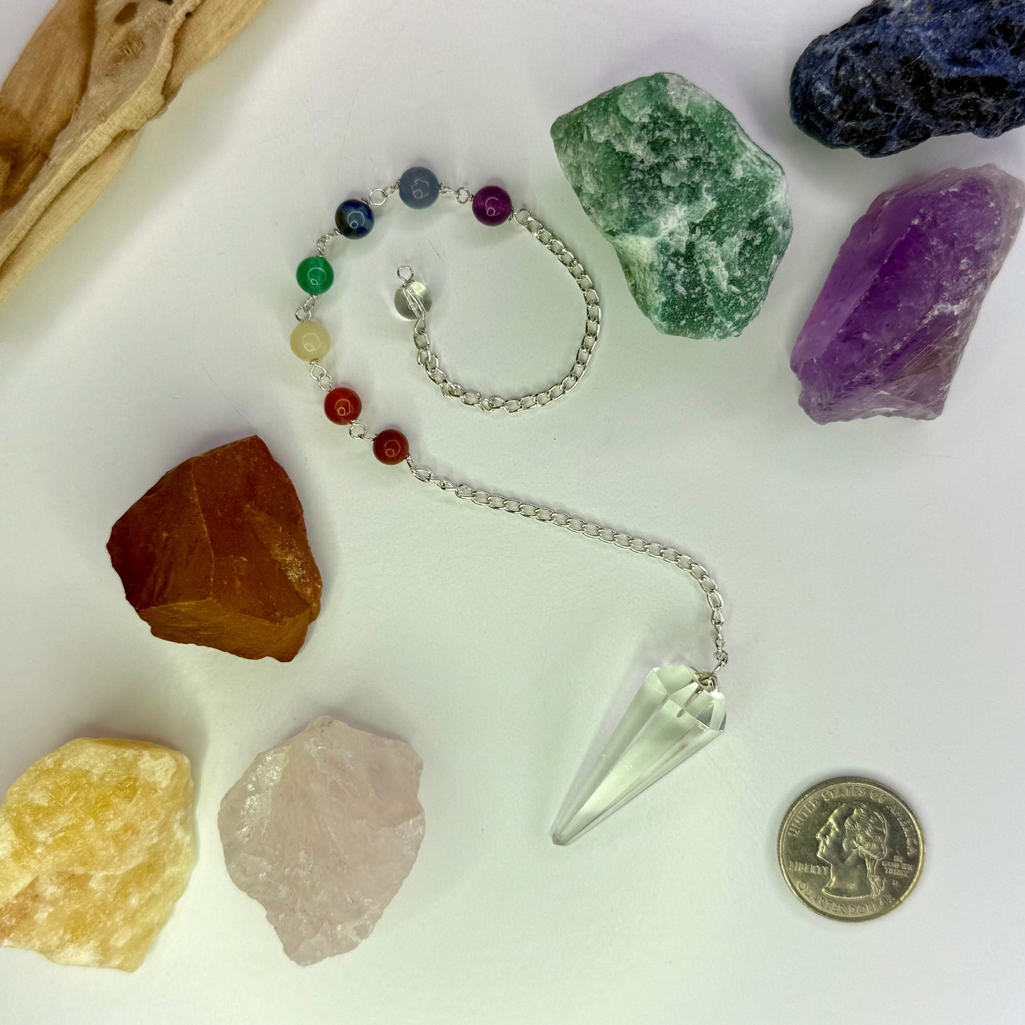 Clear Quartz // Chakra // Pendulum // Accessory