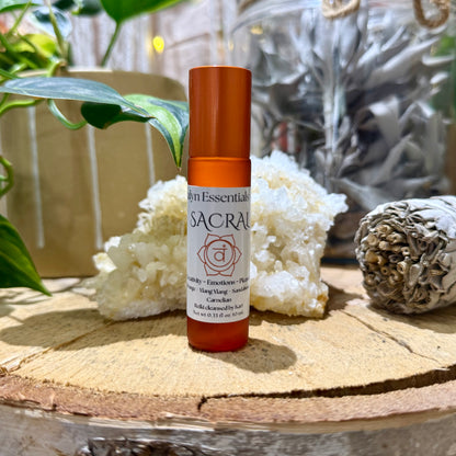 Sacral Chakra //  Essential Oil Roll-on // Crystal & Reiki Infused