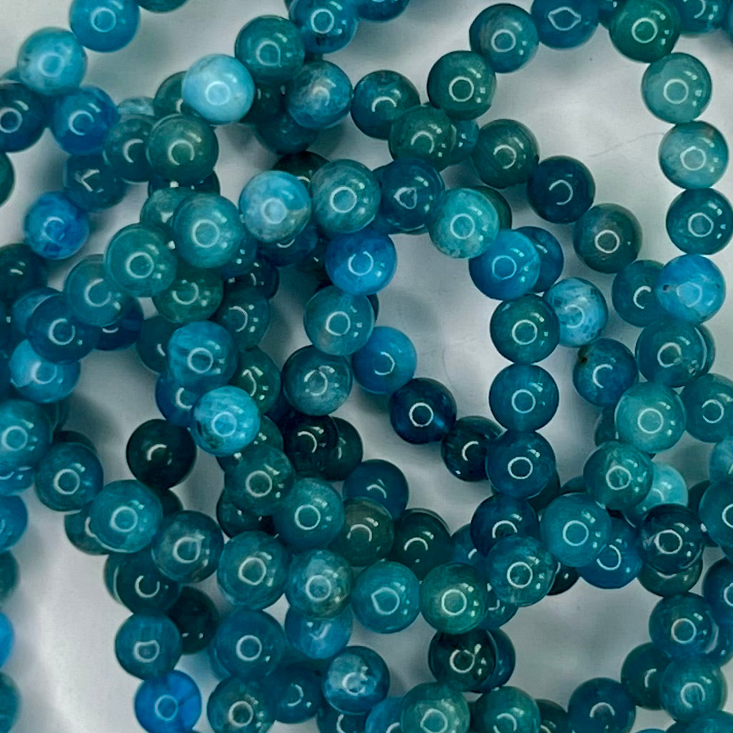 Apatite // Blue // 6mm // Bracelet