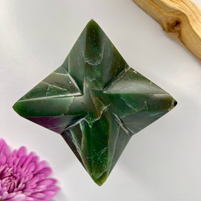 Jade // Nephrite // Merkaba // Star // Shape