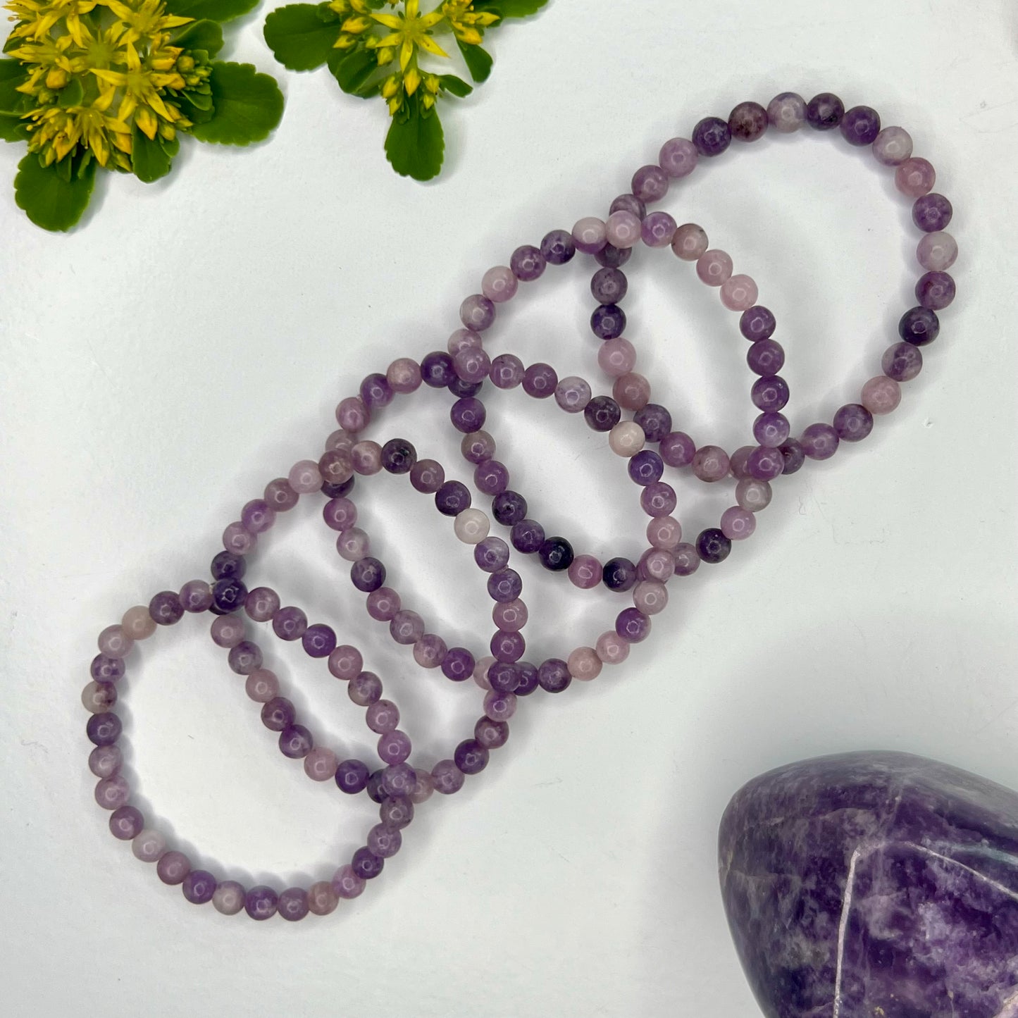 Lepidolite // 6mm // Bracelet