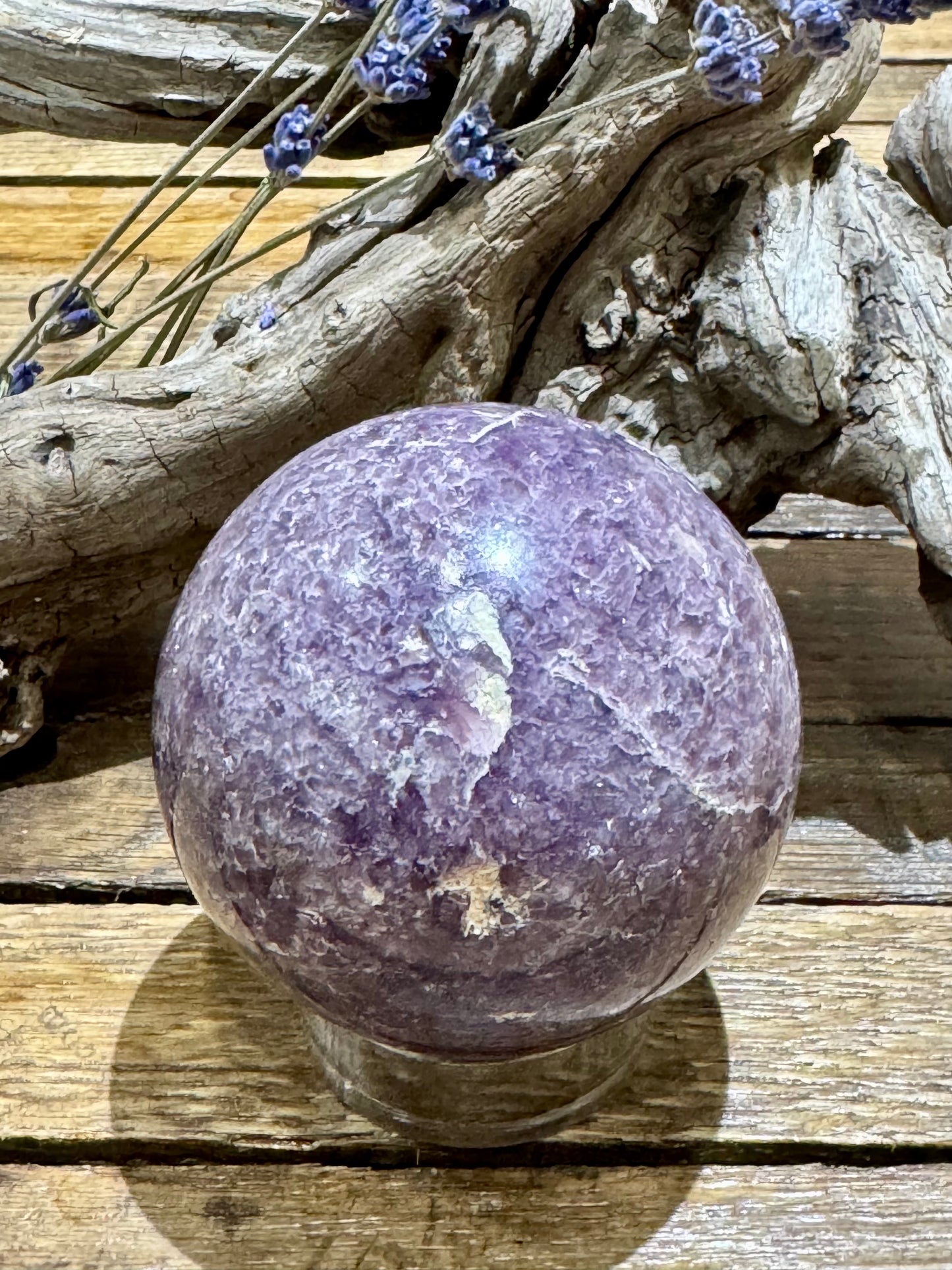 Lepidolite // Sphere