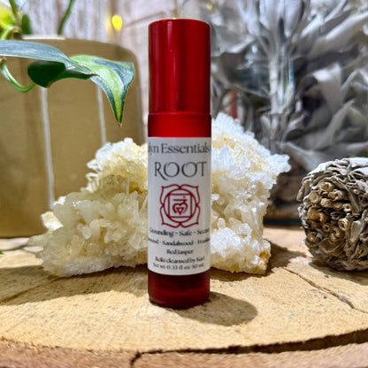 Root Chakra // Essential Oil Roll-on //  Crystal & Reiki Infused