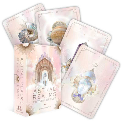 Astral Realms Crystal Oracle by Leah Shoman: Flashcards; 128 pages / English - SolRising The Rock Shop