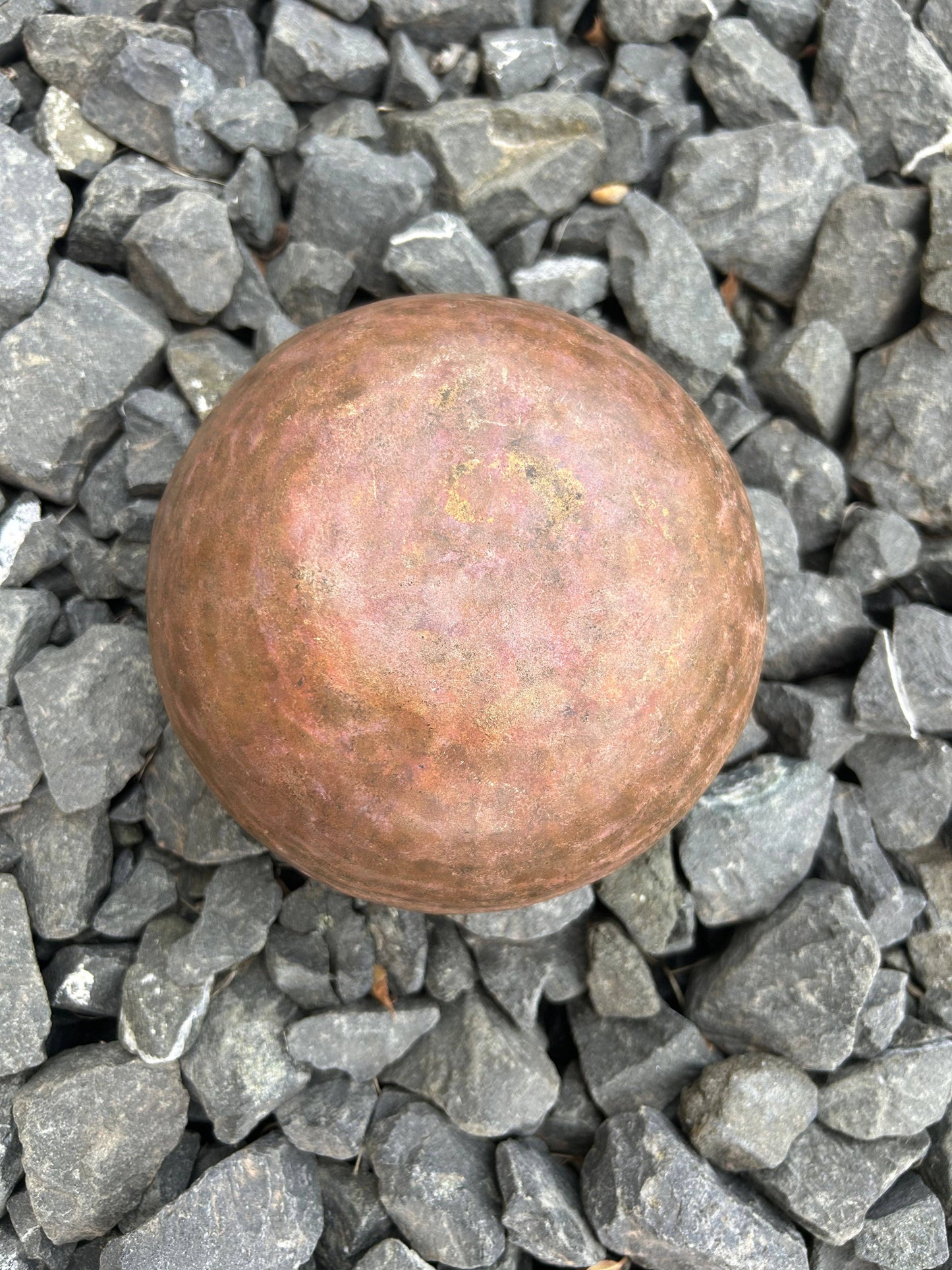 AfterGlow Twice Fired Bronze // Singing Bowl // 6.25"