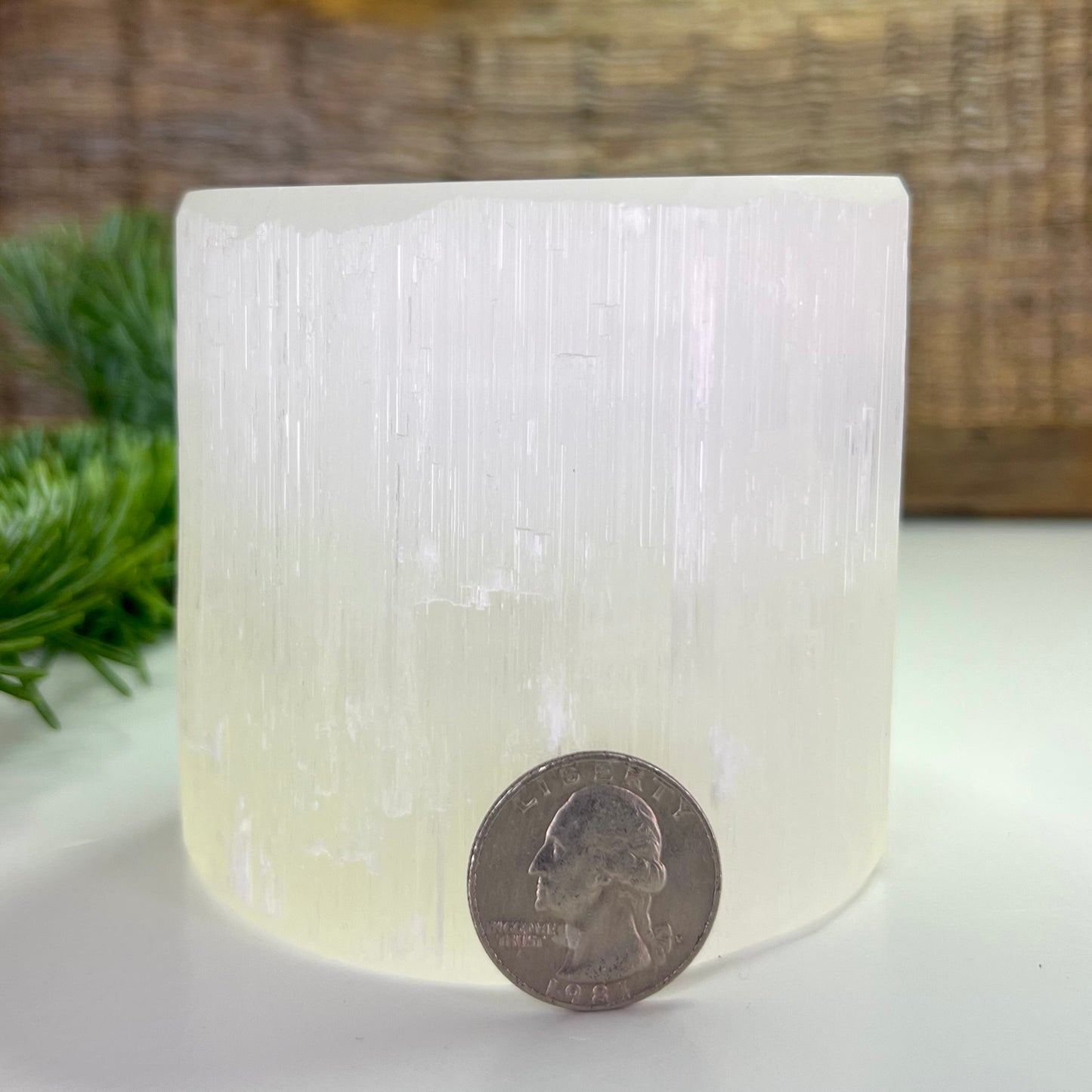 Selenite // Candle // Sphere // Holder // Accessory