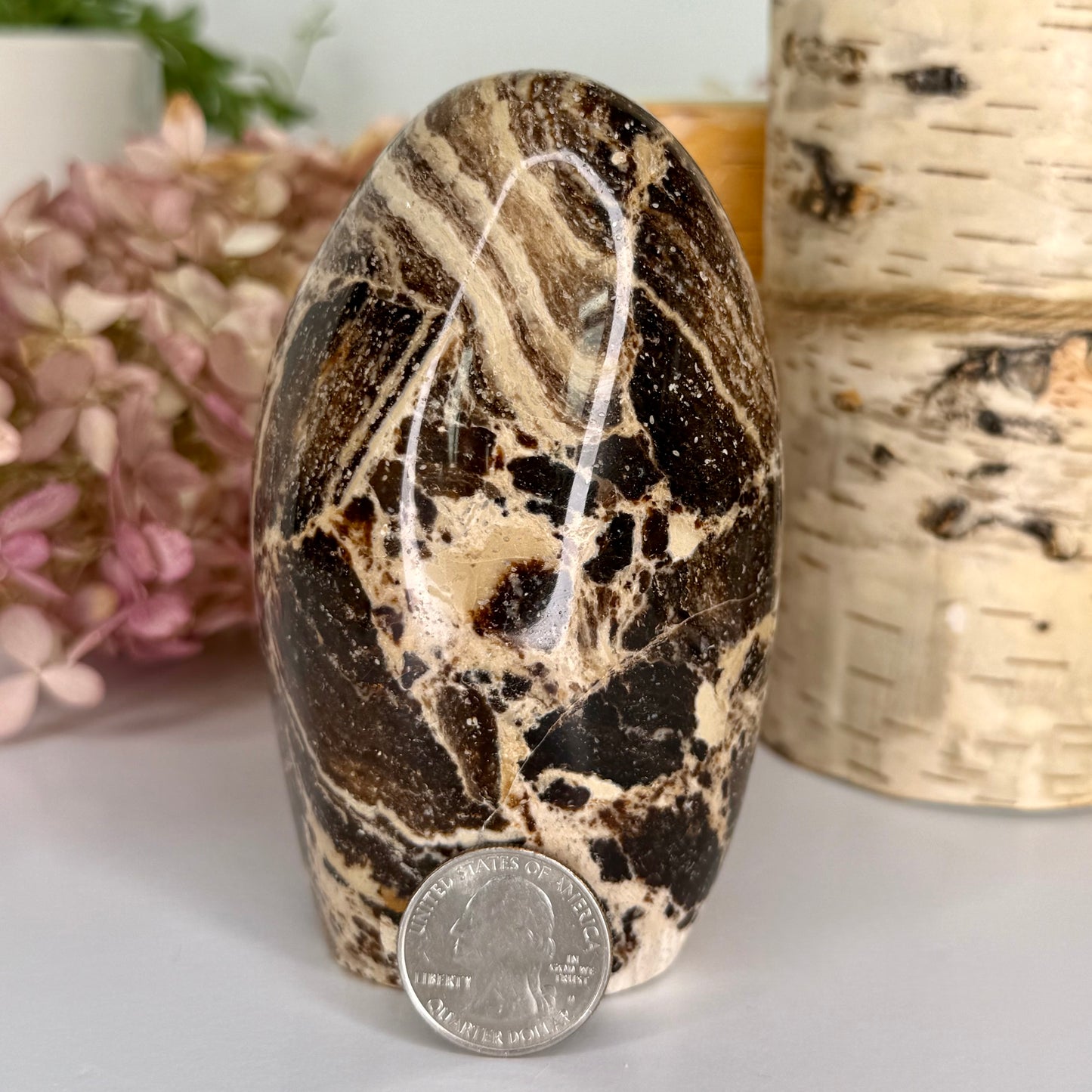 Calcite // Chocolate // Free Form
