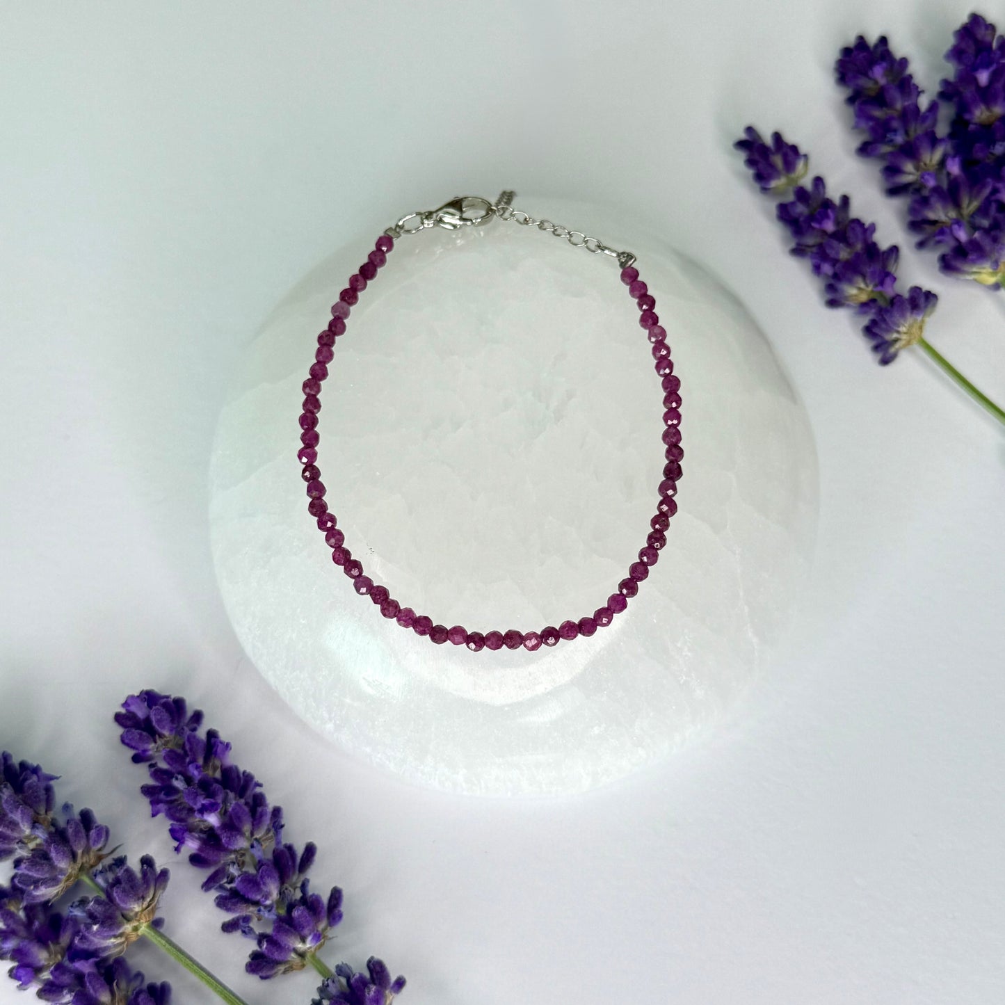 Ruby // 3mm // Adjustable // Bracelet