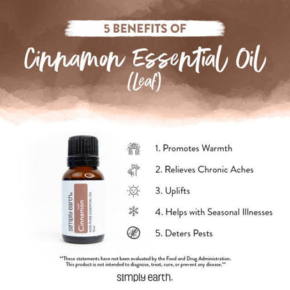 Organic Cinnamon Leaf Essential Oil 15ml