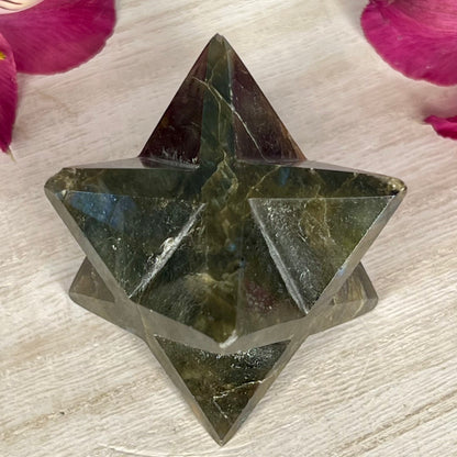 Labradorite // Merkaba // Star // Shape