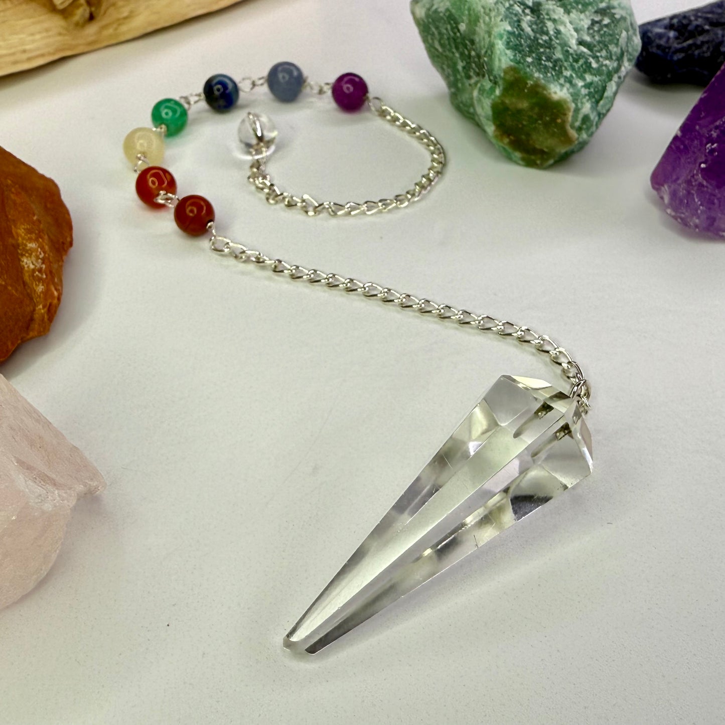 Clear Quartz // Chakra // Pendulum // Accessory