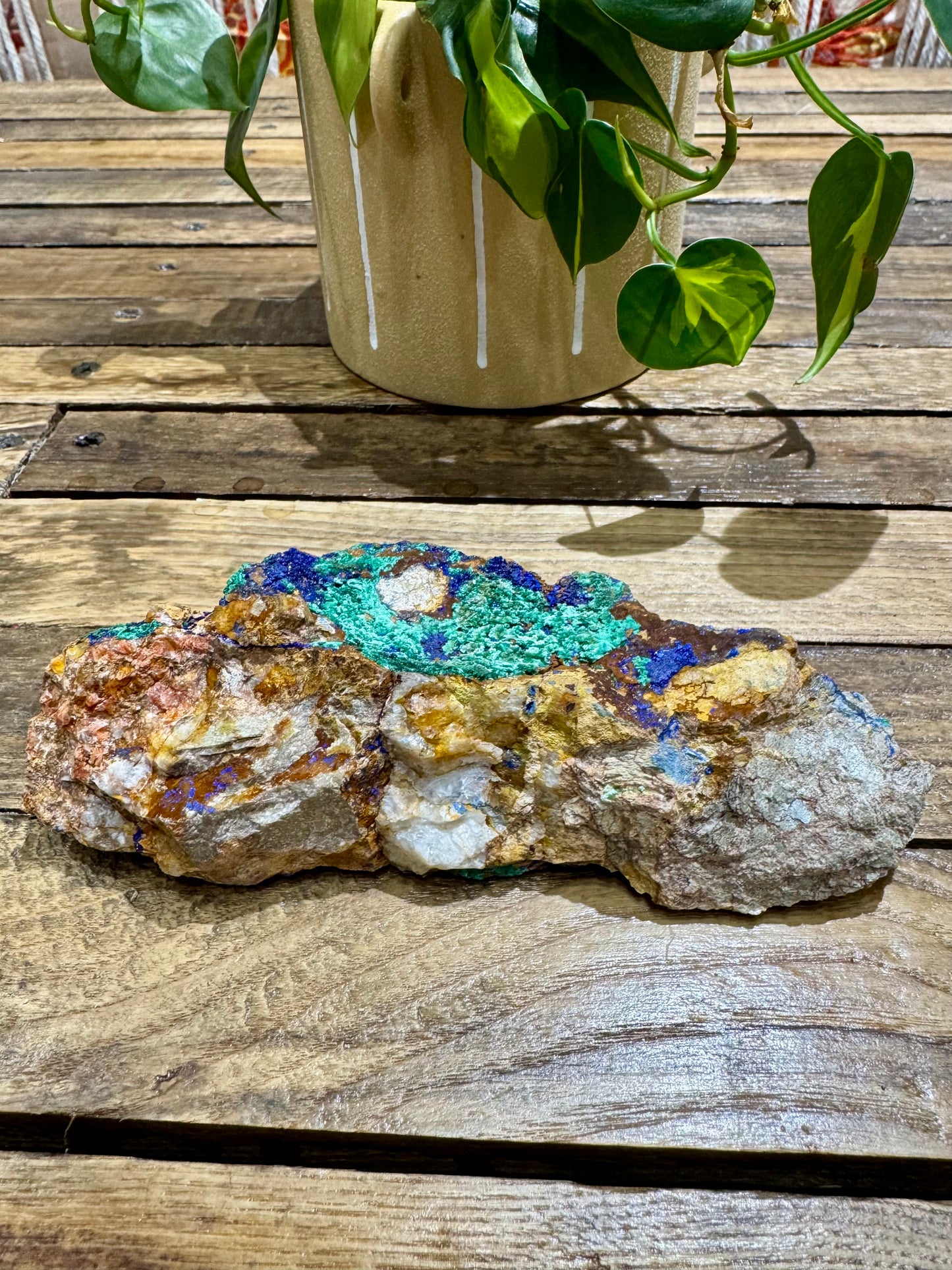 Azurite // Malachite // Mineral Specimen // Rough - SolRising The Rock Shop